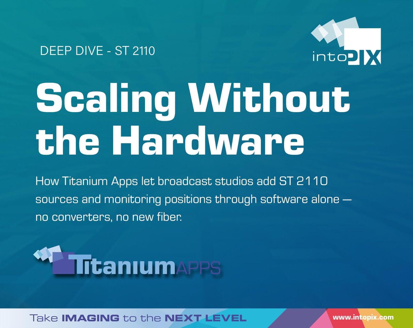 Why Scaling ST 2110 Studios Does Not Mean Adding Hardware